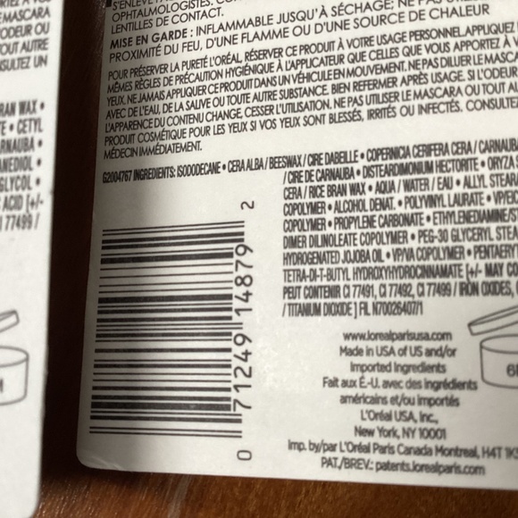 Loreal Paris Voluminous Original/Curved Mascara Bundle NEW - Picture 8 of 10